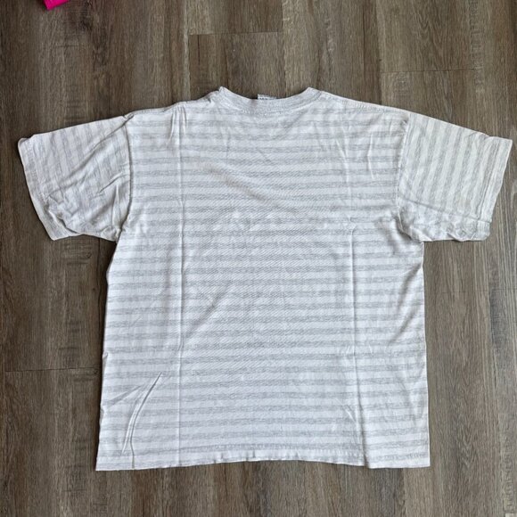 Vintage 90s Las Vegas Striped T Shirt XL Boxy Fit - Picture 4 of 4